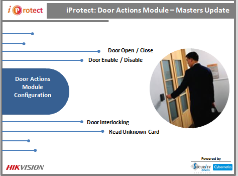 iProtect Door Actions Module Masters Updaten